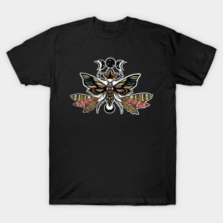 Boho celestial witchy moth T-Shirt